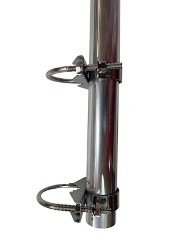 Fiberglass Antenna Mount Kit Mast Pole & U-Bolts