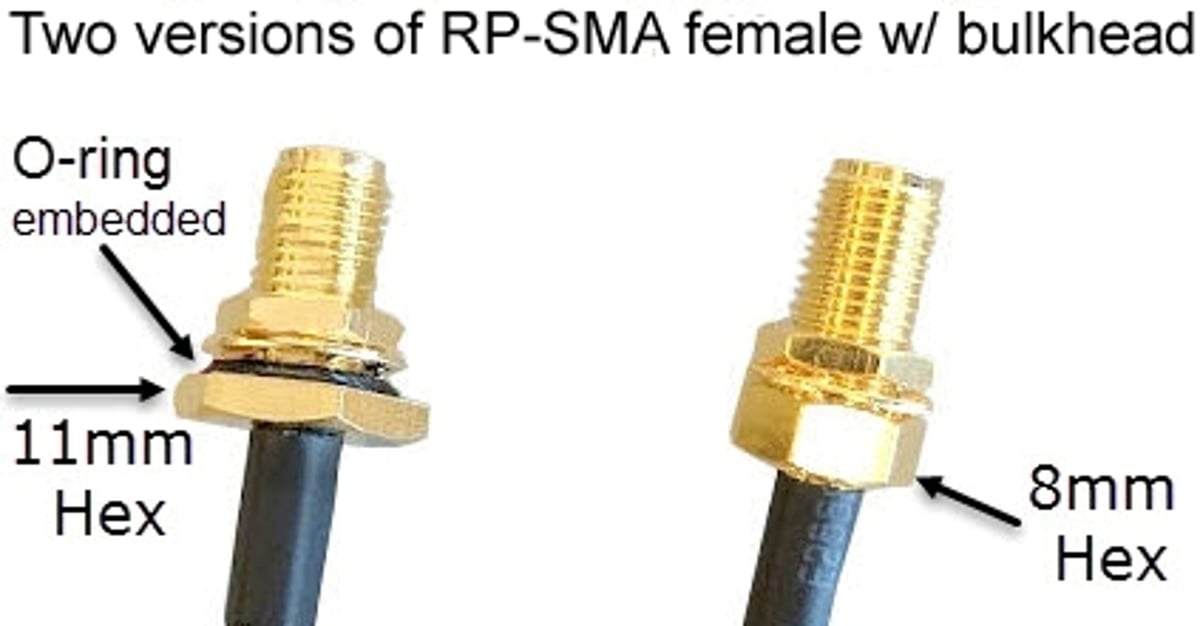 RP-SMA Female Version Options